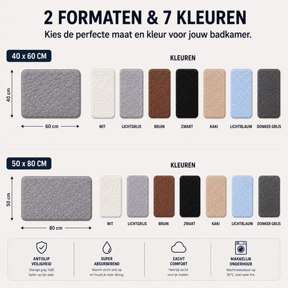 GripMat™ - Dé badkamermat voor meer grip na het douchen