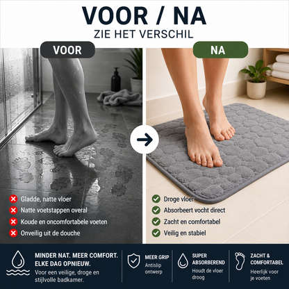 GripMat™ - Dé badkamermat voor meer grip na het douchen