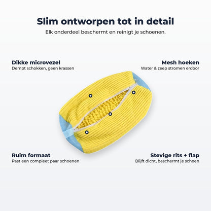 ShoeCleanBag™ – De oplossing voor je schoenen in de wasmachine