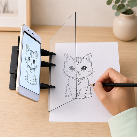 MirrorSketch™ — Teken elke afbeelding moeiteloos na