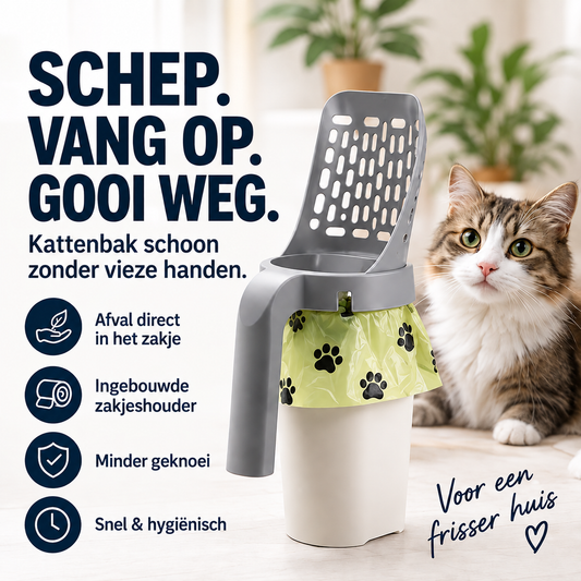 CatPooCleaner™ - Schep en zak in één
