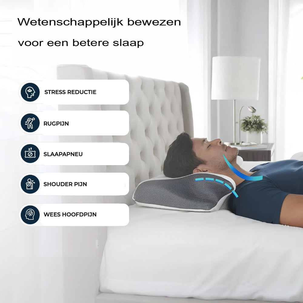 HealtyPillow™ – Ergonomisch Nekkussen voor Diepe Rust en Pijnvrije Ochtenden