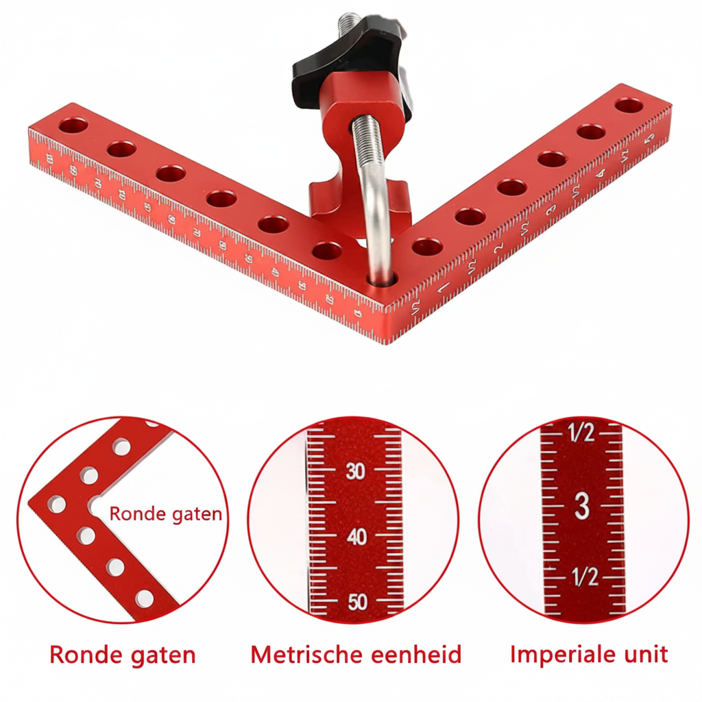 HookMate™ - Perfecte 90° hoeken houtbewerking
