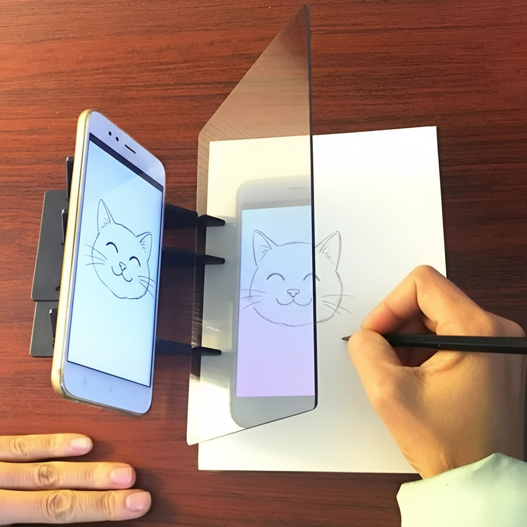 MirrorSketch™ — Teken elke afbeelding moeiteloos na