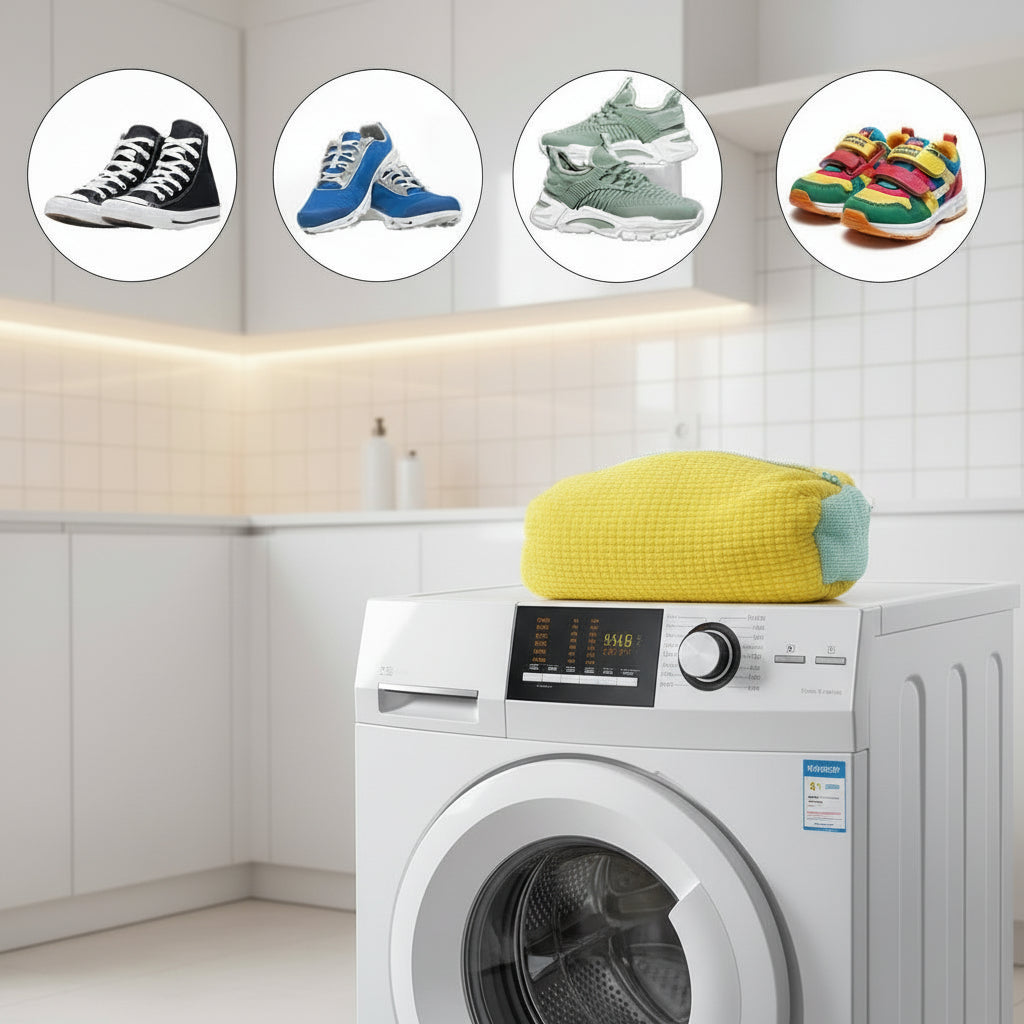 ShoeCleanBag™ – De oplossing voor je schoenen in de wasmachine