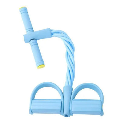 Nieuwe 6-buis weerstandsbanden set met schuim Sport thuis Yoga elastische band schouderopening TPE yoga pedaaltrekker voor buikarm