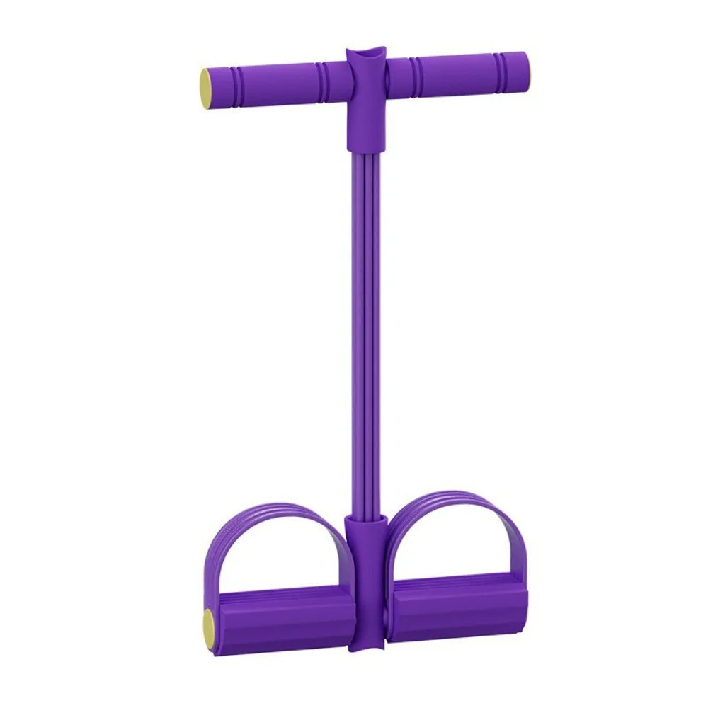 Nieuwe 6-buis weerstandsbanden set met schuim Sport thuis Yoga elastische band schouderopening TPE yoga pedaaltrekker voor buikarm