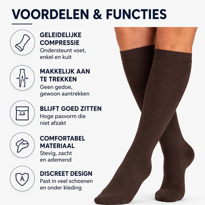 LegRelief™ - Compressiekousen voor steun bij vermoeide benen