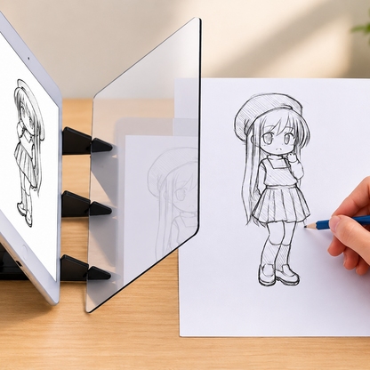 MirrorSketch™ — Teken elke afbeelding moeiteloos na
