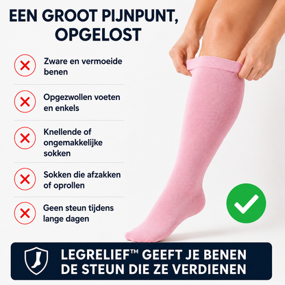 LegRelief™ - Compressiekousen voor steun bij vermoeide benen